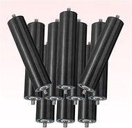 10 Pack of Urethane Roller Conveyor, Unpowered Conveyor Replacement Roller Dia 2.8in 2.4in 2in 1.4in