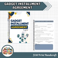GADGET INSTALLMENT AGREEMENT (ENGLISH & TAGALOG VERSION) / A5 / 50 SHEETS BACK-TO-BACK PRINTS) Noteb
