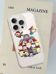 Mesuca | Cartoon S-SouthS P-Park Phone Case For IPhone 17 16 15 13 12 14 Pro Max 7 8 Plus XR XS X Tr