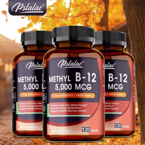 Vitamin B12 - 5000 MCG Supplement -Benefits Brain & Heart Function, Supports Memory, Learning, Helps