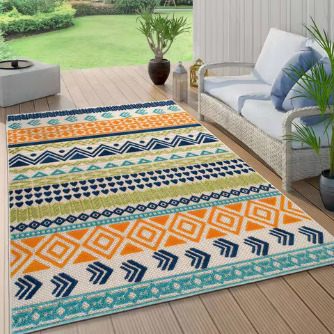 Outdoor Carpet Londa Contemporary Bohemian Indoor Outdoor Carpet Patio Carpet
