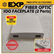 FIBER OPTIC IOO FACEPLATE - Indoor Box 86x86