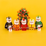 A/🗽Lego Youpin Building Blocks Lion Dance Doll Chinese Ancient Style Lion Head Spring Festival Festive Lion Dance Doll A