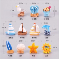 ️(Blind Box) Aquarium Decoration Equipment Seaside Mermaid Cartoon ‍ ️Plastic Fake Trees