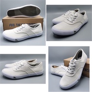 Line7 6655 White Shoes/School Shoes/Low Tops/Kasut Putih [CLEARANCE]