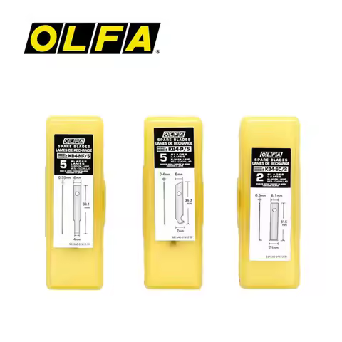 OLFA KB4-NF/5,KB4-P/5,KB4-SC/2 Pen Knives Spare Blade Model Penknife Plastic Cutter Parts Accessorie