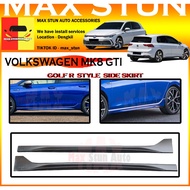 VOLKSWAGEN GOLF MK8 GTI SIDE SKIRT GOLF R STYLE (GOLF MK8 GTI UPGRADE TO GOLF R) VW GOLF GTI SIDE SK