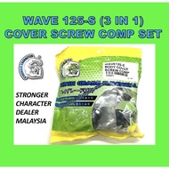 WAVE125 S BODY COVER SKREW SET WAVE125S COVER SET SKREW FULL SET WAVE125-S BODY COVER SKREW COMPLETE