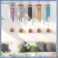 HECCEHZP Metal Tubes Windchime, Zen Atmosphere Aluminum Aluminum Wind Chimes,  6 Rods Large Pendant 