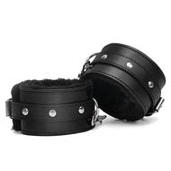 Set Lengkap Tali Pengikat Kaki Tangan Cinta Leather Handcuff Model Menempel Borgol Tangan Kulit