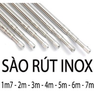 Sào bẫy chim sẻ chất liệu INOX 304 treo lồng chim có đủ size 3m-7m Đồ Câu Việt Bắc
