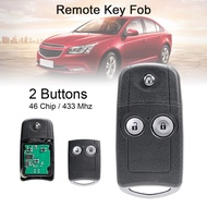 433Mhz 2 Buttons Car Remote Key Fob with ID46 Chip Fit for Hon da Civi c C R-V C RV Jazz 2011 2012 2