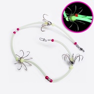 squid jig duel squid jig Sea Fishing Night Fishing Squid Hook Luminous Wooden Shrimp Hook Octopus Ho