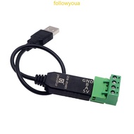 fol RS485 to USB Adapter Extension 4 Terminal Block Female rs485 485 to Male USB