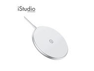 CHOETECH แท่นชาร์จไร้สาย 15W MagSafe Aluminum Wireless Charger สี White I iStudio by copperwired