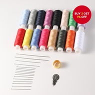 Ultimate 16-Color Sewing Thread Set – 250 Yards x 16 Spools (Total 4,000 Yards)