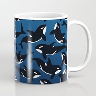 Orca whale Motif Mug