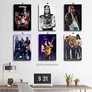 BABY ROOM DECORATION PERSONIL BAND GUNS N ROSES 20X30 / ZEPETO INDONESIA / KITCHEN WALL DISPLAY ANGG