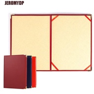 JEROMYDP A4 Agreement Folder, PU Leather Protective Certificate Diploma Cover, Durable Reinforced Ed