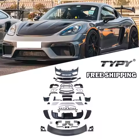 TYPY Car Bodykits For Porsche 718 Cayman Boxster Upgrade Modified to Porsche 718 GT4 Styling Bodykit
