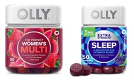 Olly Nutrition Vitamin Gummy Two Pack! The Perfect Women's Multi! Restful Sleep! Gift Set!