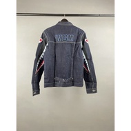 [ Promo] Jaket Bape X Wgm / Jaket Denim Bape Mirror / Jaket Jeans Bape