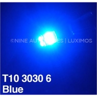 LUXIMOS NINE T10 SB1 3030 6 CANBUS AC DC LAMPU LED SEIN SENJA PLAT NOMOR KABIN MOTOR DAN MOBIL