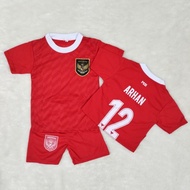 NEWEST ARHAN INDONESIAN NATIONAL TEAM BOYS' FOOTBALL SHIRT SET