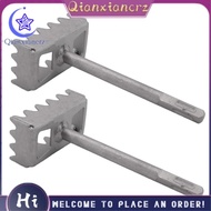 SDS Plus Square Hole Cutter Electrical Junction Boxes Hole Cutter Wall Punch Tool 2 Pack