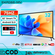 Smart TV Android TV 32 Inch 4K HDR Murah Dolby Vision Dolby Atmos 5-year Warranty LED Expose