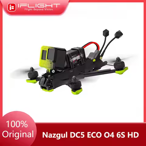 iFlight Nazgul DC5 ECO O4 6S HD 5-inch freestyle drone ATF435 flight controller and BLITZ E55S ESC 4
