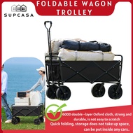 Foldable Wagon Outdoor Trolley Wagon Camping Trolley foldable Cart Tool truck portable shopping trol