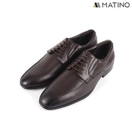 MATINO SHOES รองเท้าคัทชูหนังแท้ รุ่น MC/B 3023 - BLACK/BROWN