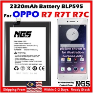 ORl NGS Brand 2320mAh Battery BLP595 Compatible For OPPO R7 R7T R7C R7 LITE with opening tools