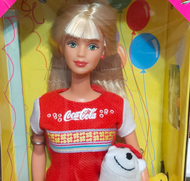 可口可樂派對芭比娃娃Coca-Cola Party Barbie/老芭比/盒損現貨