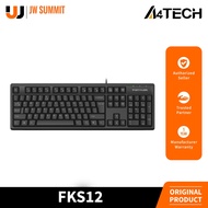 A4Tech FKS12 Natural_A Multimedia Comfort Waterproof Design USB Wired Keyboard