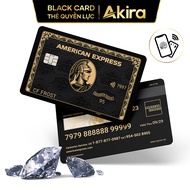 Thẻ đen quyền lực nhất thế giới - Thẻ ngân hàng American Express - Thẻ nhựa cao cấp chính hãng Akira