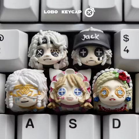 LOBO KEYCAP Identity V Prisoner Resin Artisan Keycap Personalized Anime Character Custom Keycap For 