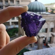 螢石金字塔原礦手工銀戒純銀戒指 ~ 堡壘 ~ Fluorite Silver Ring