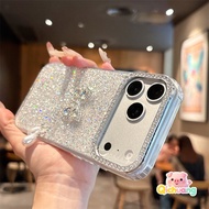 Gem Bownot & Pearl Pendant Rhinestone Case For Vivo Y93 Y93S Y91C Y91i Y78+ Y78M Y77T Y75 Y75S Y72 Y