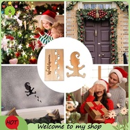【lesley】Gnome Stencil Gnome Window Gnome Footprints Christmas Gnome Footprint Template - Stencil Woo