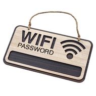 Wooden Wifi Board Decor for milk tea cafe with wifi information TW01
