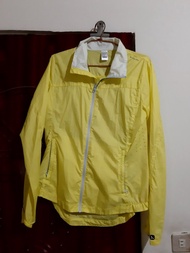 迪卡儂螢光黃腳踏車外套