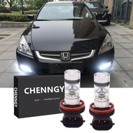 New หลอดไฟตัดหมอก LED H11 6000K สีขาว สําหรับ HONDA ACCORD SDA 2003 2004 2005 2006 2007 2 ชิ้น