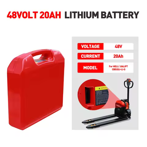 48V 20A LiFePO4 Lithium Battery for HELI CBD20J-Li-S Electric Pallet Truck Jack