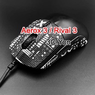 Mouse Skin For SteelSeries Rival 3 Wired Aerox 3 Wireless Gaming MouseAnti-Slip Stickers Side Grips 