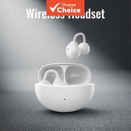 Clip-on Bluetooth Earbuds  with Microphone, Hands-Free Headset for Sports Running Headphone Game Hea