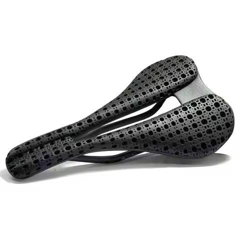 New Carbon 3D Printed Bike Saddle 140MM 7*9 Bike Seating EVA 3D Triathlon Road MTB Mountain Gravel C