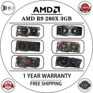 USED AMD R9 280X 3GB (Random brand shipping) Graphics Cards GDDR5 384bit Gaming Video Card DirectX 1