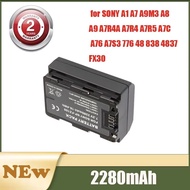 Battery for SONY A1 A7 A9M3 A8 A9 A7R4A A7R4 A7R5 A7C A76 A7S3 776 48 838 4837 FX30 2280mAh NP-FZ100